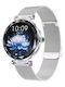 Aoke NX7 Pro Smartwatch με Παλμογράφο (Ασημί Κά...