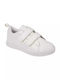Kids Sneakers with Scratch White