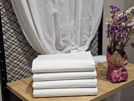 Cozy Cotton Μαξιλαροθήκη Ξενοδοχείου από 100% Βαμβάκι 53x73εκ.