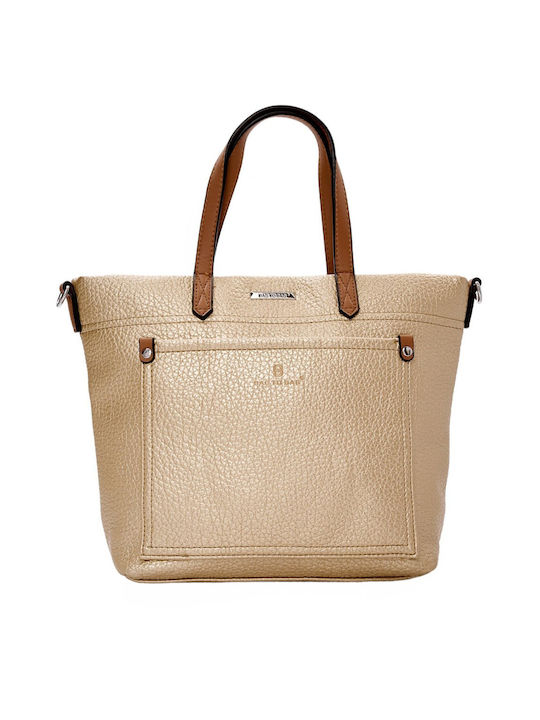 Bag to Bag Γυναικεία Τσάντα Ώμου Χρυσή