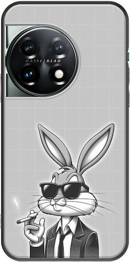 Swag Collection Bunny Oneplus 11 5g Black Tpu Μαύρη Σιλικόνη