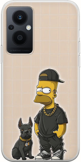Колекция Swag Симпсън Oppo Reno 8 Lite Гъвкав TPU Прозрачен Силикон