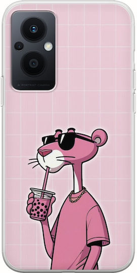Swag Collection Panther Oppo Reno 8 Lite Flexible Tpu Διάφανη Σιλικόνη