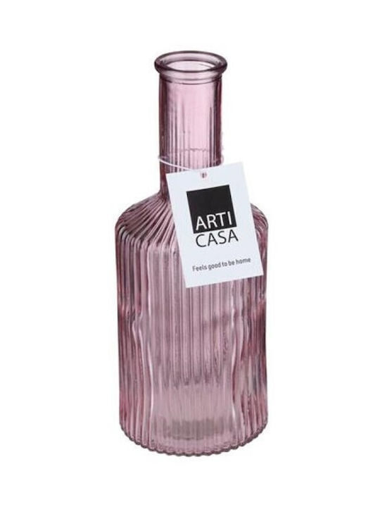 Arti Casa Διακοσμητικό Βάζο Glas Lila 8.5x8.5x20cm 1Stück