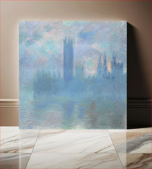 Houses Parliament Painting on Canvas 40x40cm