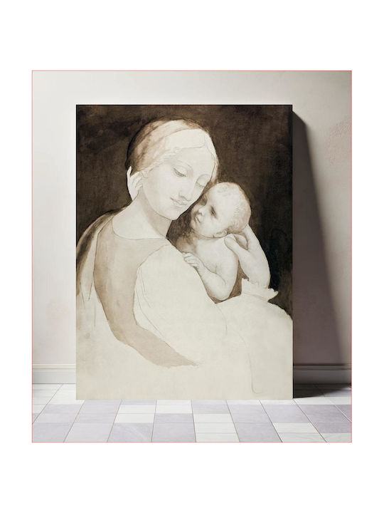 Madonna Child Fragment Woman’s Torso Картина Платнен 50x80см