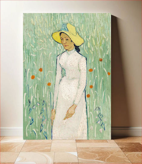 Girl In White (1890) By Vincent Van Gogh 1 Painting Copy of Van Gogh on Canvas 100x150cm