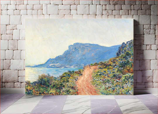 Near Monaco 1884 Картина Платнен 100x70см