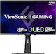 Viewsonic XG272-2K-OLED OLED HDR Monitor de jocuri 27" QHD 2560x1440 240Hz cu Timp de Răspuns 0.02ms GTG