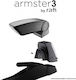 Rati Armster 3 Car Leather Armrest for Opel Agila 2008-2014 Black