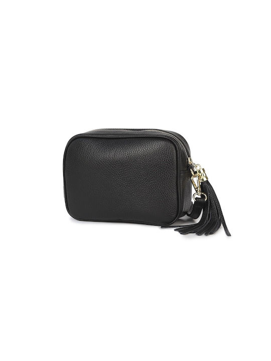 MI-TU Exclusive Leather Women's Bag Shoulder Black