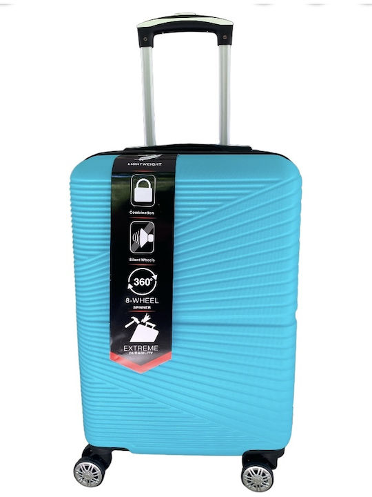 Ormi Al-new Cabin Hard Suitcase Aqua with 4 Wheels Height 55cm