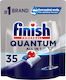 Finish Quantum 35 Κάψουλες Πλυντηρίου Πιάτων