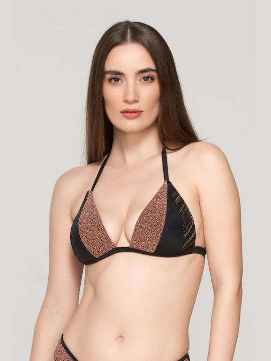 Luna Triangle Bikini Top Multicolour