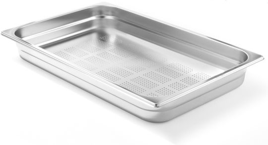 Hendi Perforat Recipient Gastronorm Oțel inoxidabil GN1/1 cu Adâncime 20mm