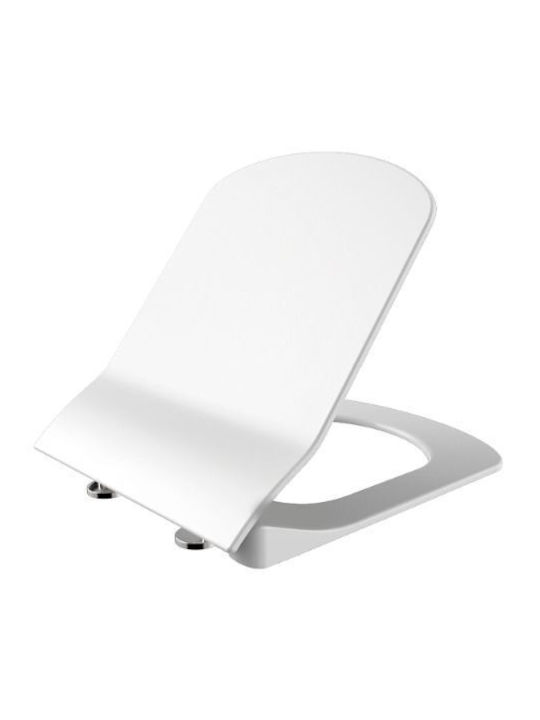 Creavit Plastic Soft Close Toilet Seat White 36.8cm