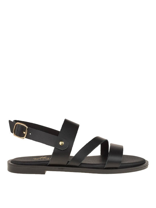 Mark Milan Women's Flat Sandals in Black Color