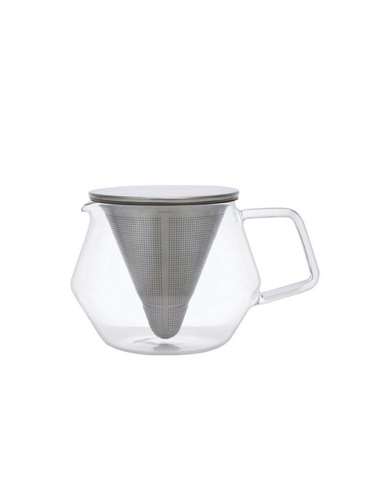 Kinto Τσαγιέρα με Φίλτρο Ανοξείδωτη Γκρι 600ml