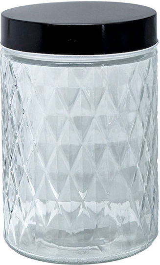 TnS General Use Glass Jar with Lid Transparent 1200ml