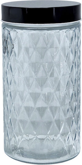 TnS General Use Glass Jar with Lid Transparent 1600ml