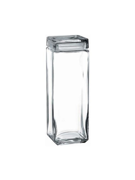 Espiel Set 1pcs Jars General Use with Lid Glass 2500ml