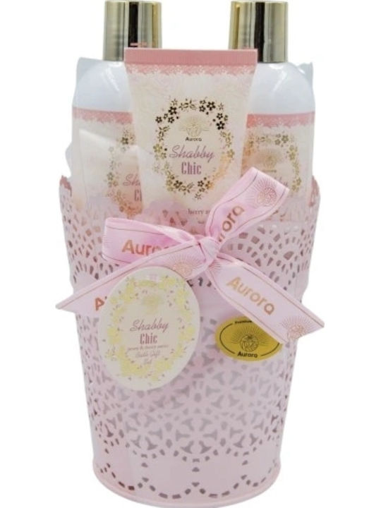 Shabby Chic Gift Set Moisturizing Gel Balm Hand Cream & Sponge