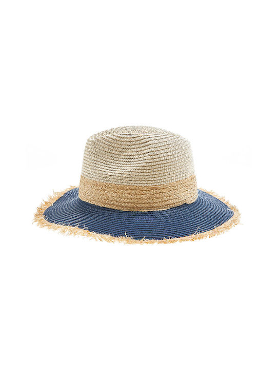 Verde Wicker Women's Hat Blue