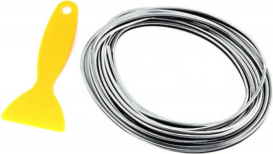Autoaufkleber 500 x 500cm für Autotüren in Silber Farbe 1Stück