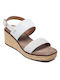 Platforme dama Full Face Alb