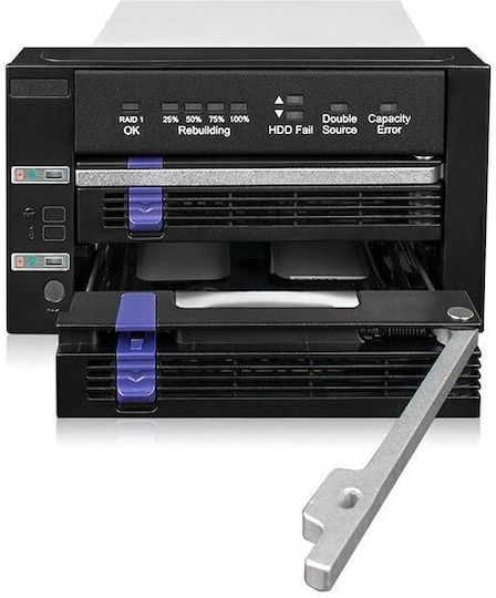 Icy Dock Θήκη για Σκληρό Δίσκο 2.5" / 3.5" SATA III με σύνδεση SATA