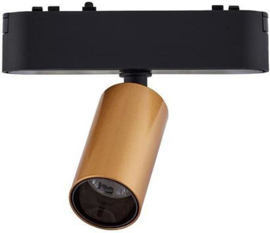 Eurolamp Μονό LED Θερμό Λευκό Σποτ σε Μπρούτζινο Χρώμα