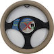 Maxeed Car Steering Wheel Cover with Diameter 37cm Beige