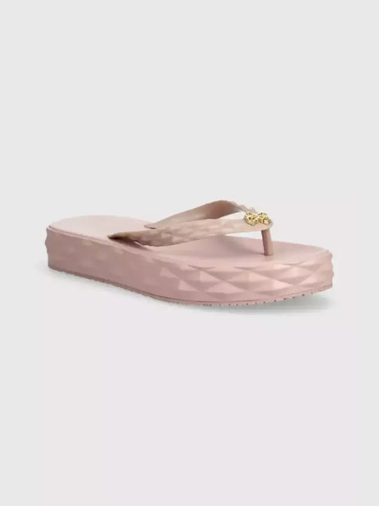 Guess Frauen Flip Flops in Rosa Farbe