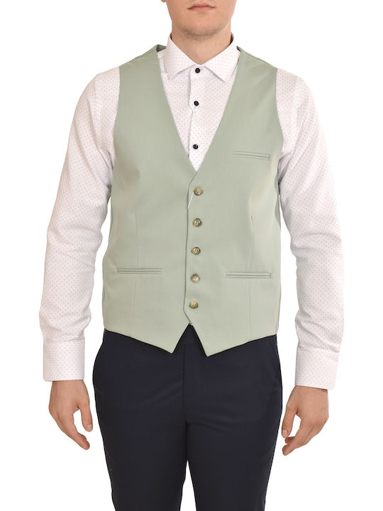 Vittorio Artist Men's Vest Mint