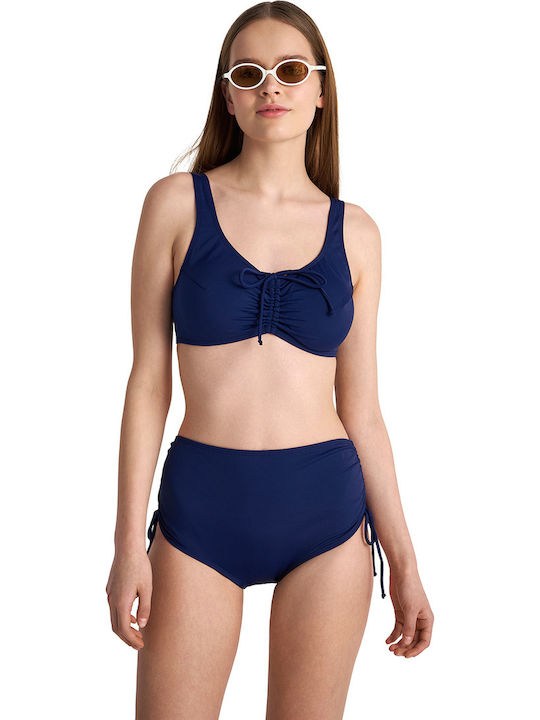 Blu4u Set Bikini με Ελαφριά Ενίσχυση Navy Μπλε