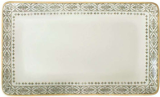 Oriana Ferelli Сервизна Плато от Порцелан Vintage Beige 27x16бр 1бр