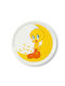 Excelsa Serving Platter made of Porcelain Yellow with Diameter 31cm