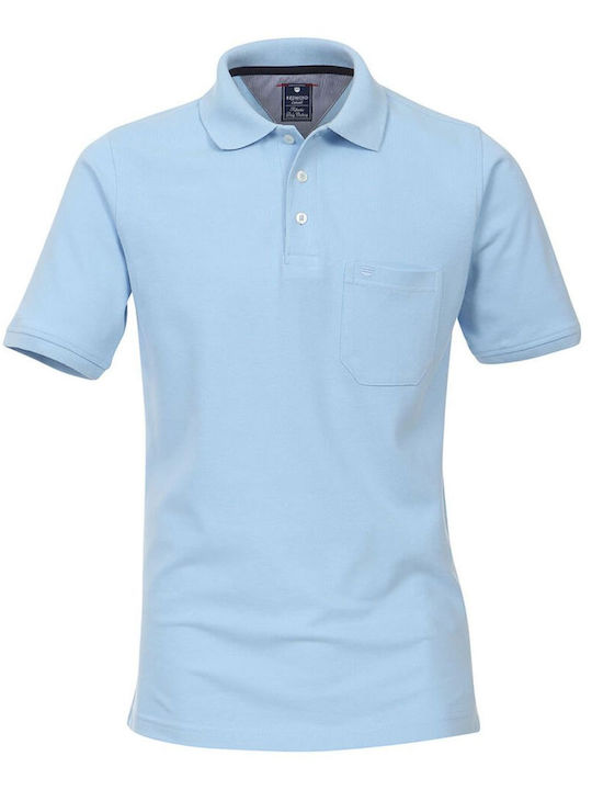 Redmond Men's Blouse Polo Light Blue