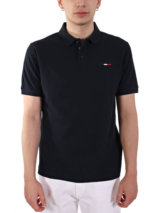 Polo Bluza Bărbătească Polo Albastru marin