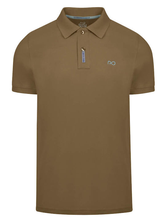 Prince Oliver Herren Shirt Polo Braun