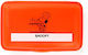 Excelsa Plastik Kinder Lebensmittelbehälter 0.5Es Rot 22 x 13cm