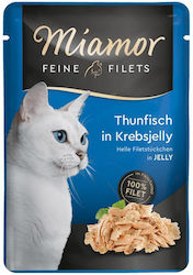 Υγρή Τροφή Miamor Fine Fillets Tuna & Crab 100g