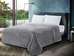 Le Blanc Super Double Hotel Velour Blanket Gray 220x240cm