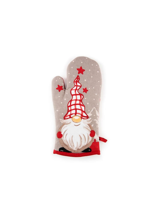 Excelsa Christmas Oven Mitt Fabric