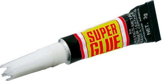 Κόλλα Gel Στιγμής Super Glue Tube Κυανοακρυλική Μικρού Μεγέθους 3gr
