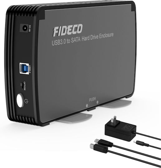 Fideco Carcasă pentru unitate de hard disk 2.5" / 3.5" SATA III cu conexiune USB 3.0