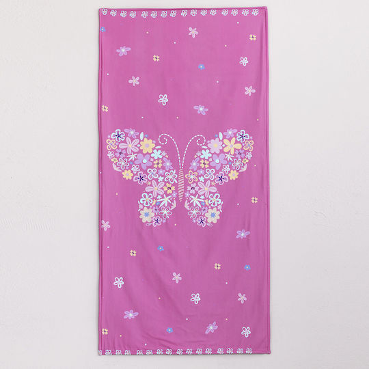 Πετσέτα Θαλάσσης 2 Οψεων 70x140 Nima Kids Anabella Pink 100% Βαμβακερό