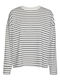 Vero Moda Women's Blouse Long Sleeve Striped Snow White