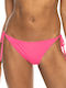 Beach Classics Tieside Bikini Slip με Κορδονάκια Shocking Pink