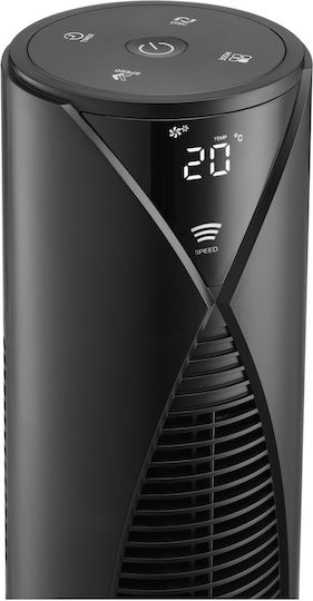 Sencor Ανεμιστήρας Πύργος 50W με Τηλεχειριστήριο Μαύρος